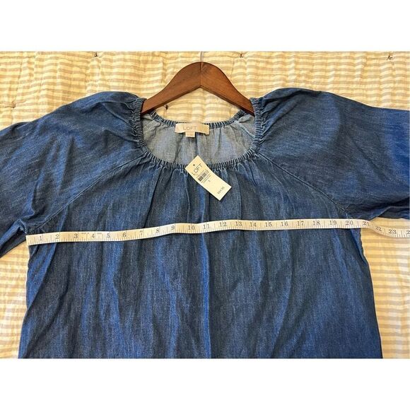 LOFT DENIM TOP - Picture 8 of 11